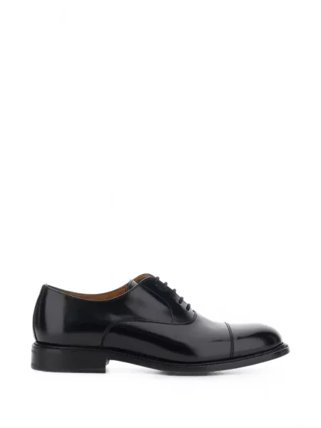 Șapcă Berwick Shoes cu șireturi din dantelă negru