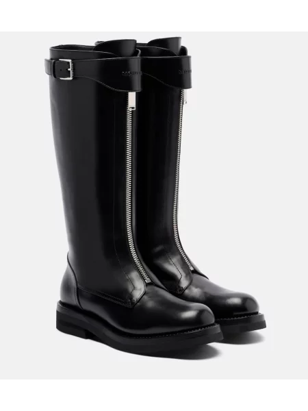 Cizme Mcqueen din piele negru