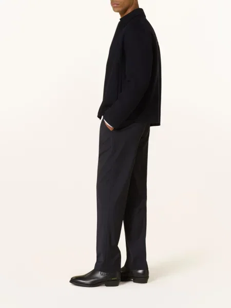 Sandro Spodnie New Alpha W Stylu Dresowym Slim Fit blau granatowe