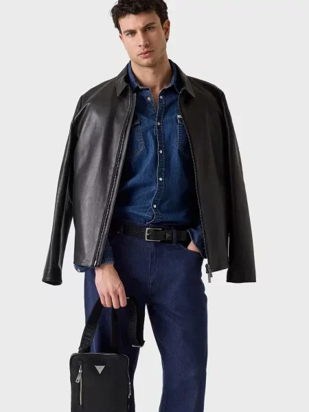 Сумка через плече Guess чорна