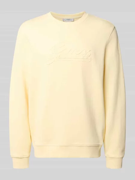 Bluza z logo i okrągłym dekoltem Guess