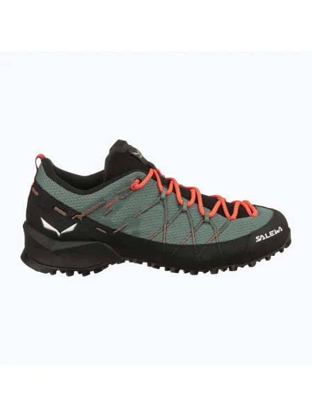 Pantofi de abordare Salewa Wildfire 2 pentru femei verde rață negru