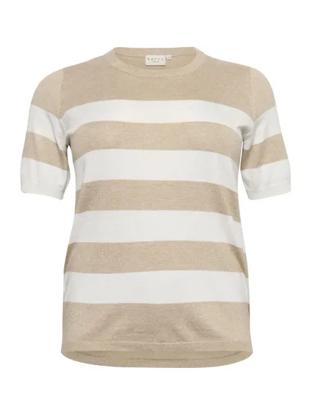 KAFFE CURVE Pulover KA Lizzy bej alb