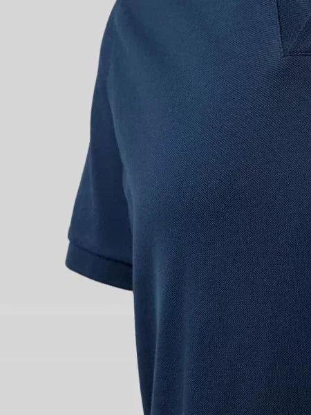 Koszulka polo o kroju regular fit z dekoltem w serek model ‘CHARLES’ Mc2 Saint Barth granatowe