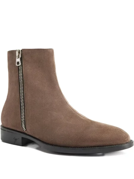 Botine Giuseppe Zanotti din piele de căprioară maro