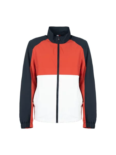 Kurtka Tommy Hilfiger ze stójką klasyczna biała