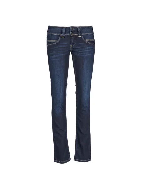 Ravne kavbojke Pepe Jeans modra