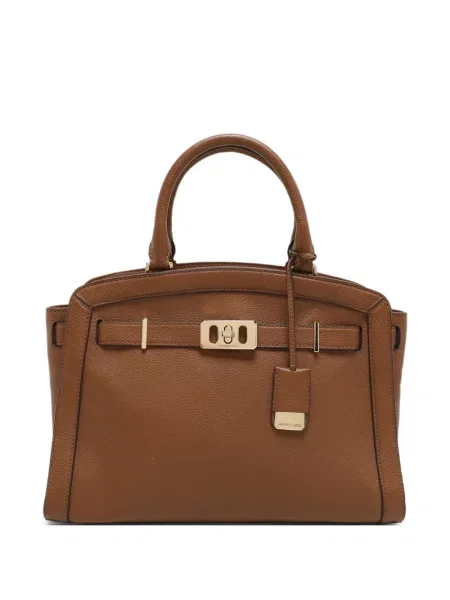 Geantă shopper Michael Michael Kors din piele roșu