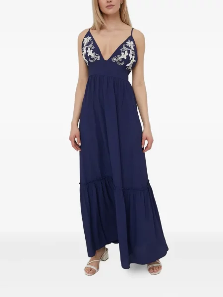 Rochie maxi Beatrice B de costum albastru