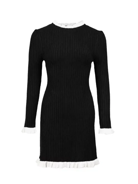 Imily Bela Rochie negru alb