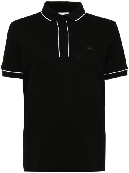 Polo Lacoste stretch negru