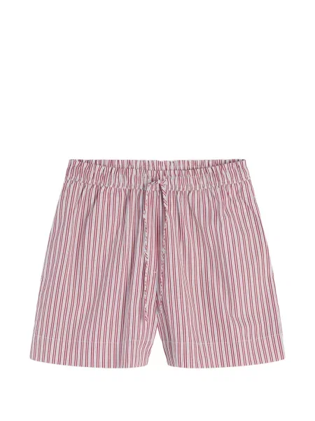 Pantaloni scurți Tommy Hilfiger cu dungi cu cordon roșu