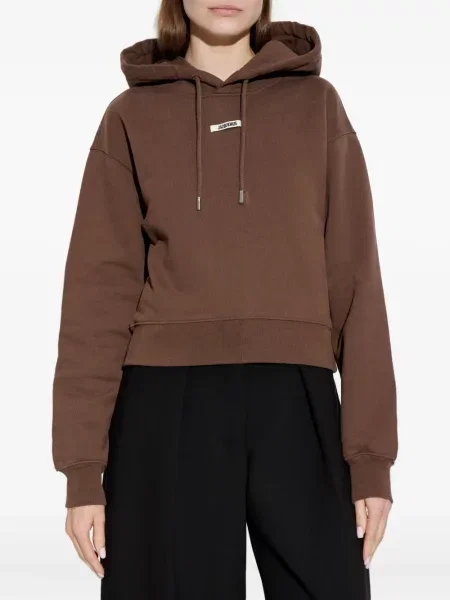 Hanorac cu glugă Jacquemus maro