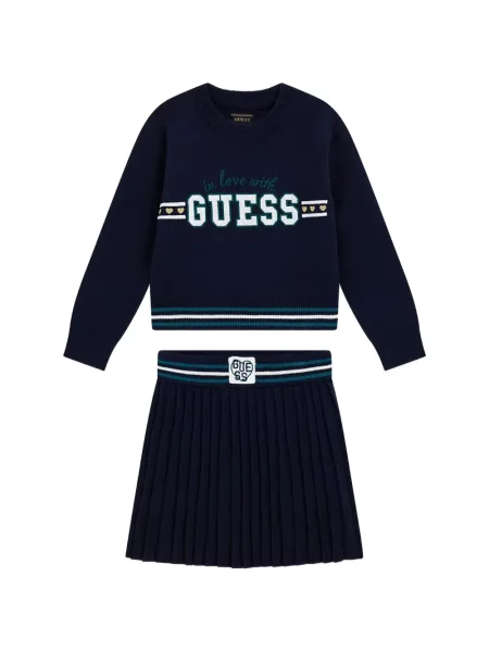 Spódnica dziecięca Guess niebieska