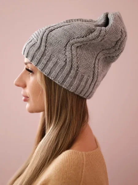 Șapcă Kesi din fleece gri