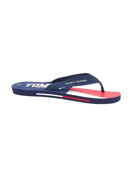Tenisky Tommy Hilfiger s potlačou modrá