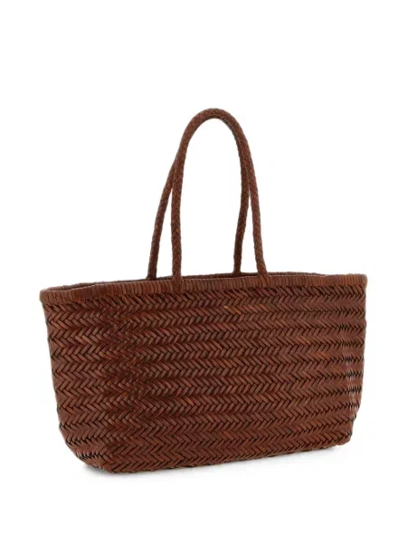 Geantă shopper Dragon Diffusion din piele maro