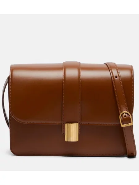 Geanta crossbody Khaite din piele maro
