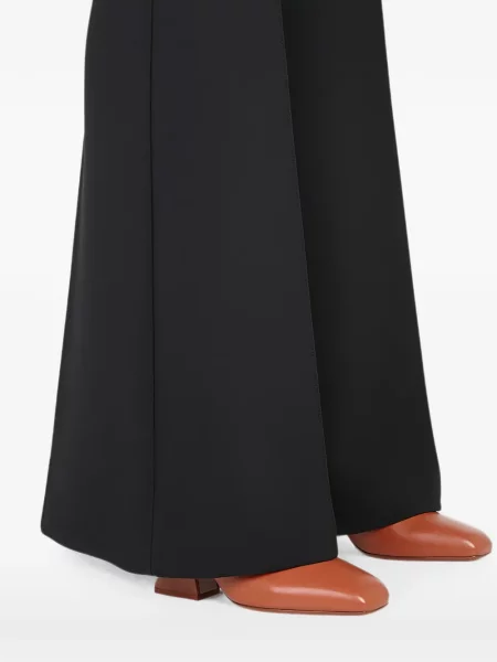 Pantaloni Ferragamo evazate negru