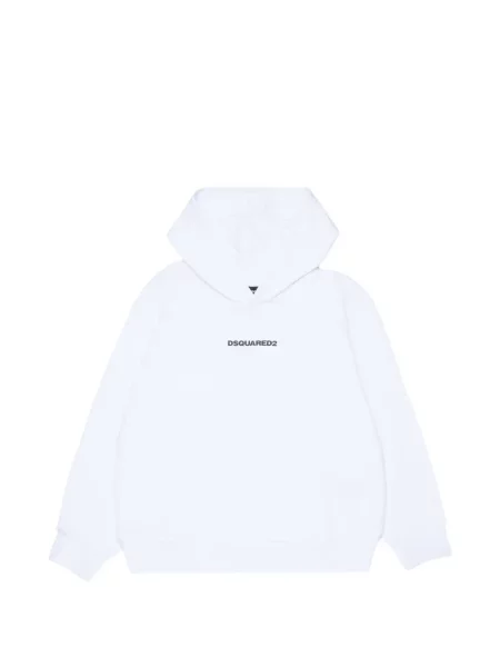 Bluza z kapturem dziecięca Dsquared2 biała