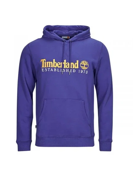 Mikina s kapucňou Timberland fialová