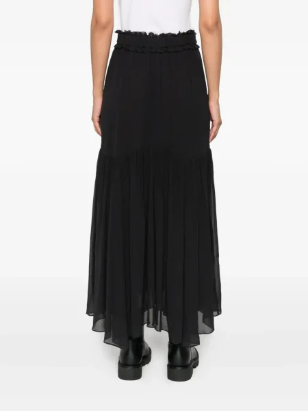 Fusta maxi Marant Etoile cu volane negru