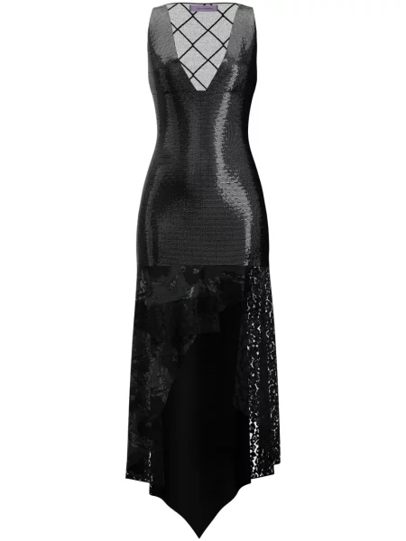 Rochie midi Maccapani până la genunchi de costum negru