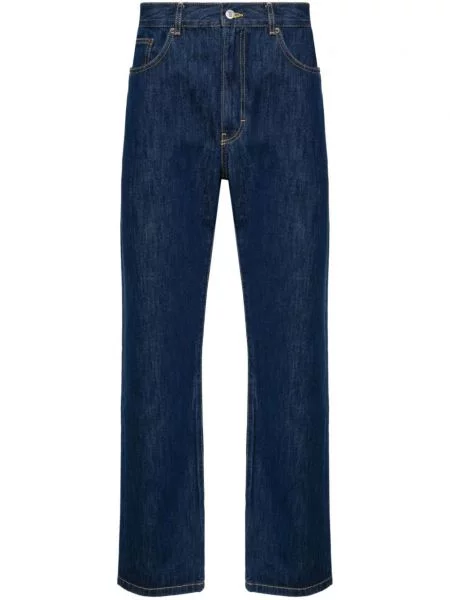 Дънки straight leg Jeanerica синьо