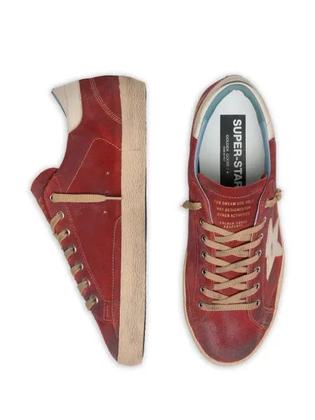 Szarvasbőr sneaker Golden Goose piros
