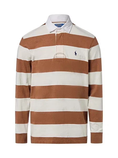 Polo Ralph Lauren Tricou bej alb maro