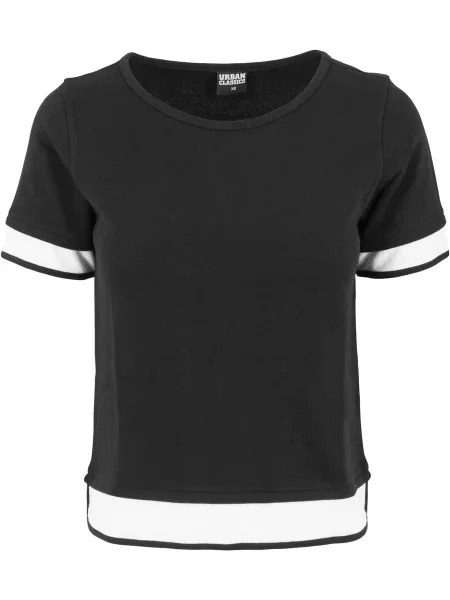 Urban Classics Tričko černá bílá