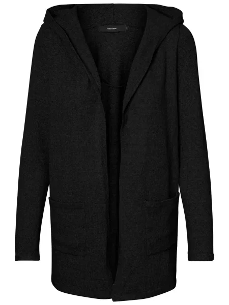 VERO MODA Geacă tricotată Doffy' negru
