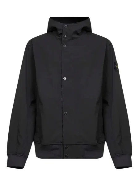 Яке Stone Island с качулка камъни черно