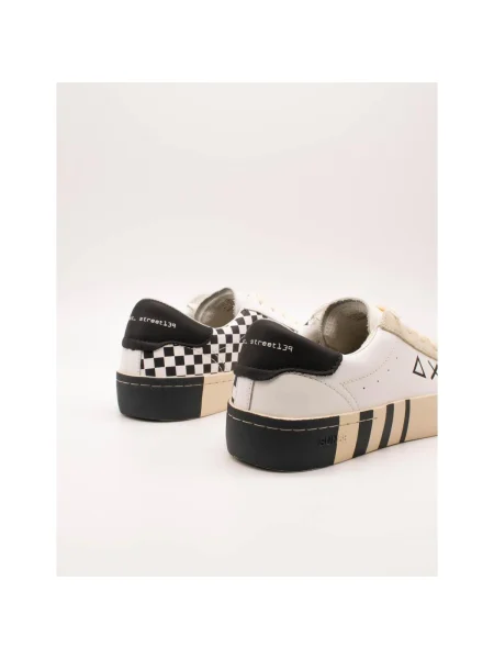 Pantofi Sun68 alb