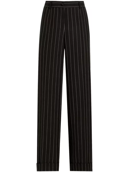 Pantaloni Dolce & Gabbana cu dungi negru