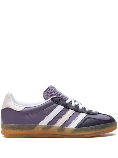 Nėriniuotos sportbačiai Adidas Gazelle su raišteliais balta