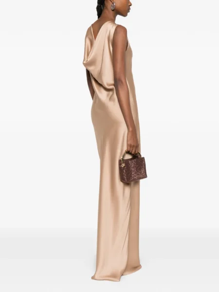 Rochie maxi Antonelli fără mâneci de costum