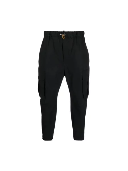 Spodnie Dsquared2 zwężane ze sznurkiem czarne