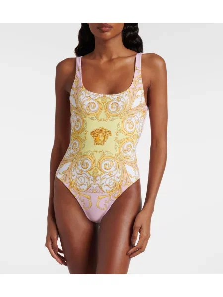 Wielobarwność stroj jednoczęściowy Versace z nadrukiem