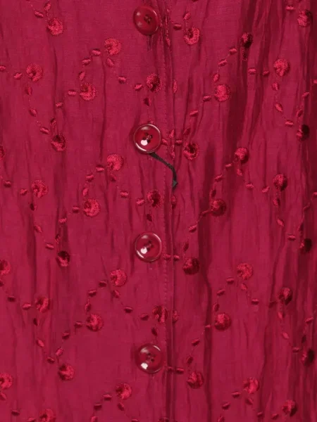 Haftowana długa koszula Basler czerwona