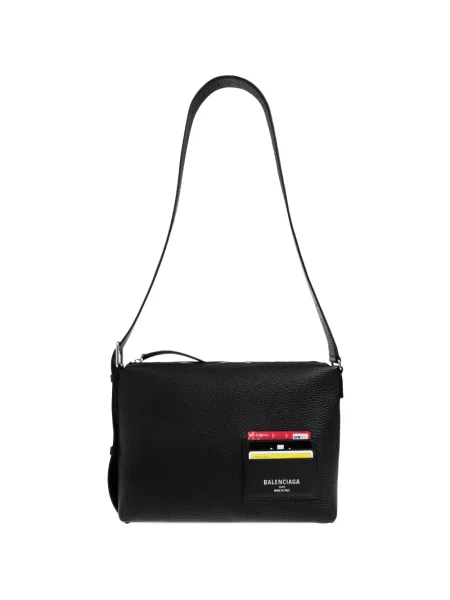 Portofel Balenciaga cu bretele negru