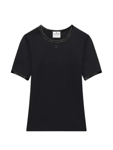 Tricou Courreges cu autograf negru