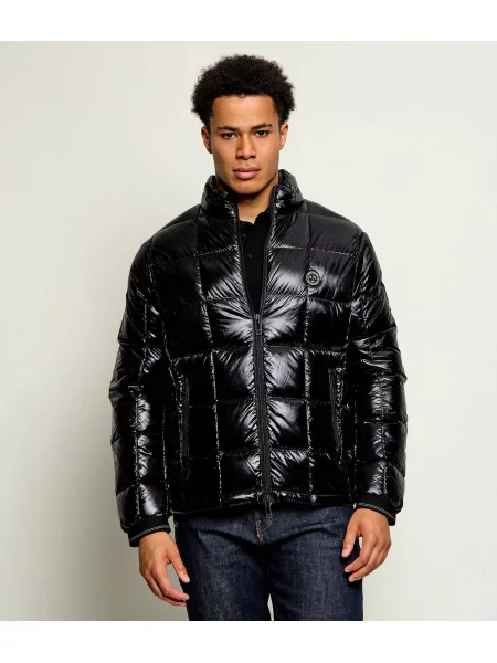 Armani Exchange Geacă de puf negru