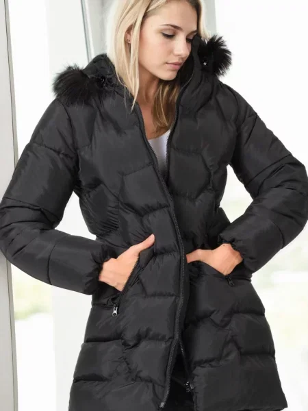 Palton Dewberry negru