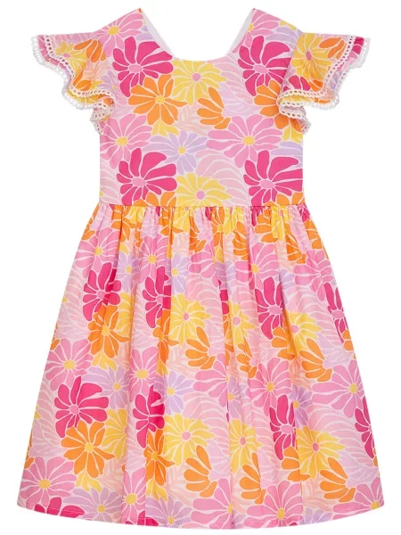 Danamade Rochie DRUBY portocaliu deschis roz