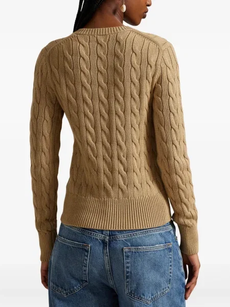 Dugo rebrasti s ovratnikom polo majica Polo Ralph Lauren plava