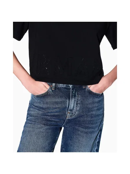 Decupat tricou Armani negru