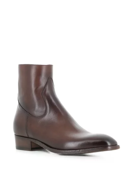Botine Alberto Fasciani din piele maro