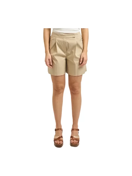 Szorty Iblues popelinowe beżowe