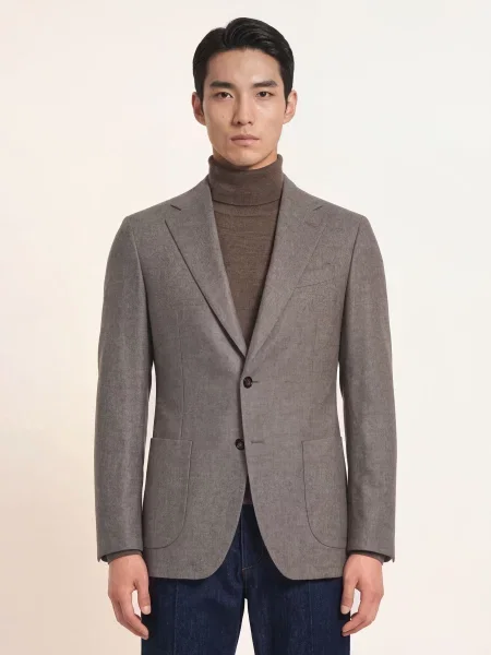 Windsor. Marynarka O Kroju Shaped Fit braun brązowa